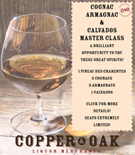 COGNAC ARMAGNAC CALVADOS MASTER CLASS